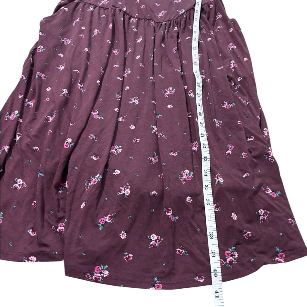 Torrid Flutter Sleeve Skater Mini Dress in Lilith Ditsy Floral Sassafras - Picture 6 of 10